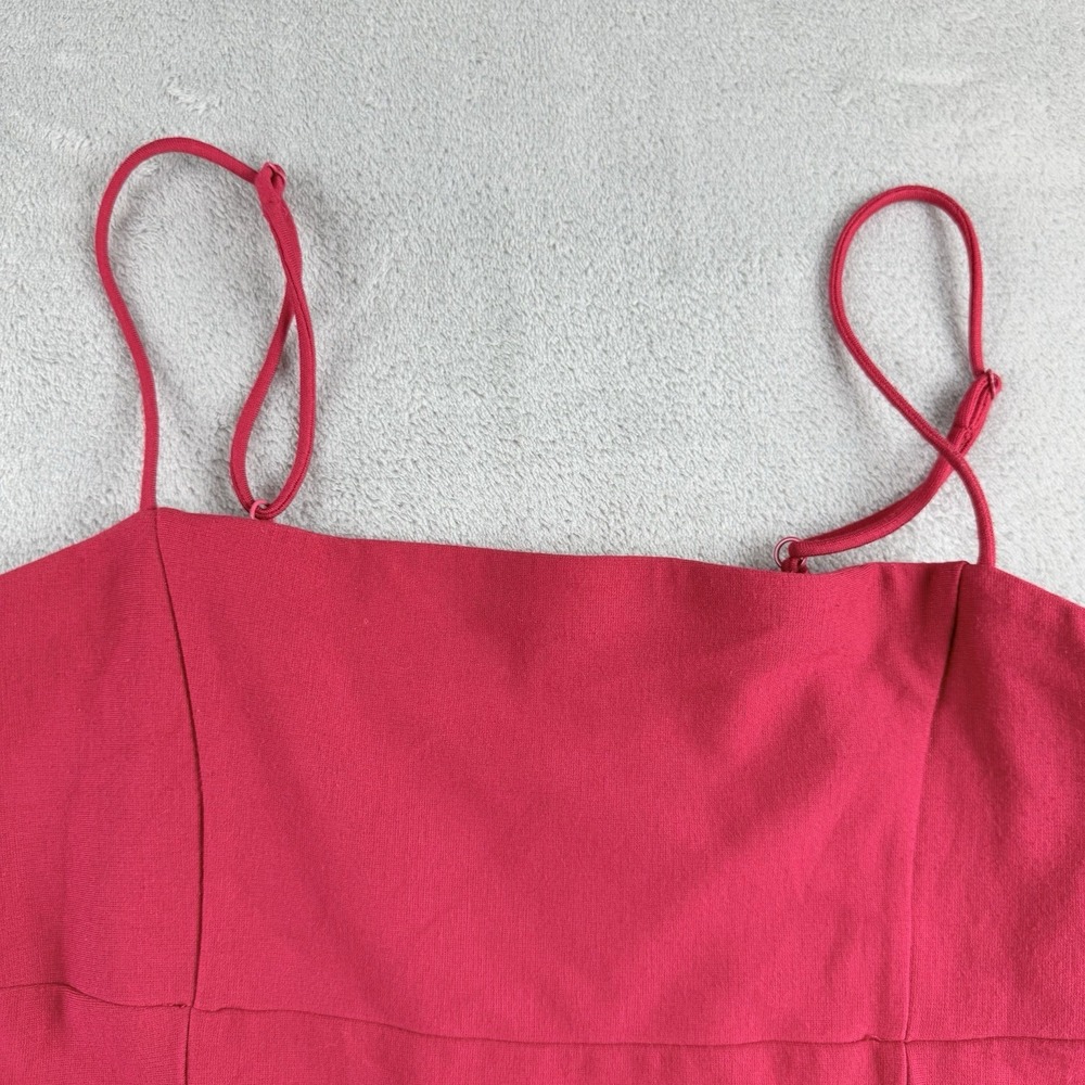 Urban Outfitters Mini Dress Womens Medium Red Adjustable Thin Straps Stretch Y2K - Picture 6 of 14